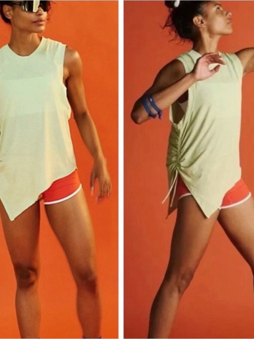 FP Movement by Free People Tempo Tunic Tank | XS | Lemongrass | NWT